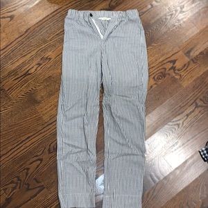 BRANDY MELVILLE Blue and white stripes loose pants